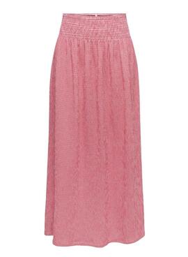 Rock Only Celle mit rotem Vichy-Muster für Damen