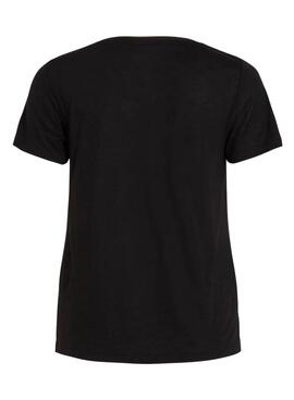T-Shirt Vila Noel Schwarz für Damen