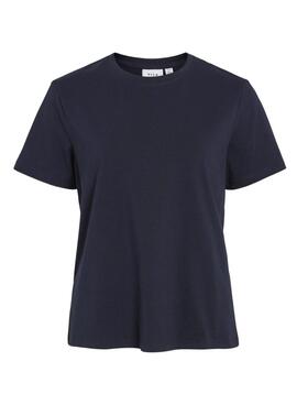 T-Shirt Vila Vinora Marineblau für Damen