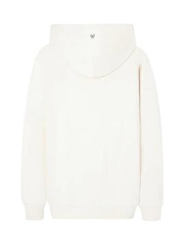 Kapuzenpullover Silbon mit ethnischem Logo in Beige für Herren.