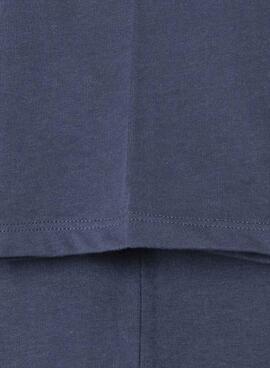T-Shirt Pepe Jeans New Arta Logo Blau Marine für Jungen