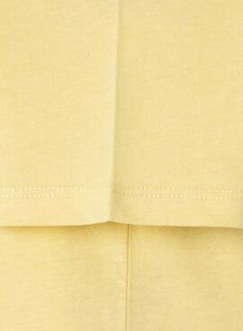 T-Shirt Pepe Jeans New Arta Logo Gelb für Jungen.