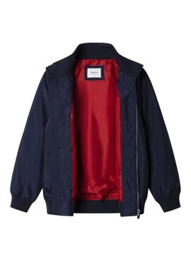 Gepolsterte Jacke Alfred für Jungen in Marineblau.