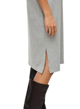 Kleid Vila Nora grau für Frauen.