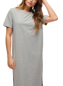Kleid Vila Nora grau für Frauen.