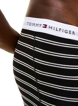Dreierpack Tommy Hilfiger Trunk Signature bedruckte Boxershorts für Herren.