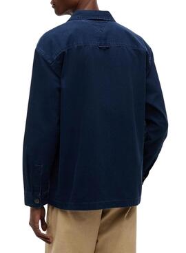 Oversize Tommy Jeans Overshirt Marine für Herren