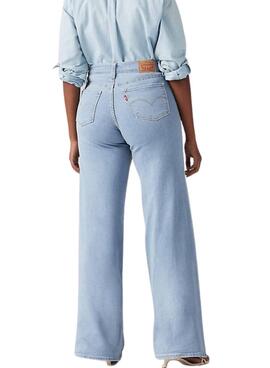 Jeans Levis 318 Shaping Wide Leg blau für Damen.