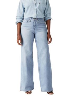 Jeans Levis 318 Shaping Wide Leg blau für Damen.