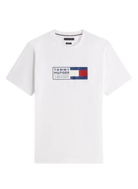 T-Shirt Tommy Hilfiger Brand Love Box weiß für Herren