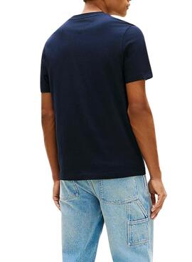 T-Shirt Tommy Hilfiger Brand Love navy für Herren.