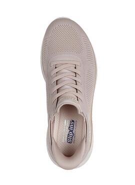 Skechers BOBS Squad Sneakers in Beige für Damen