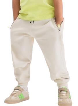 Weiße Trainingshose von Mayoral für Jungen