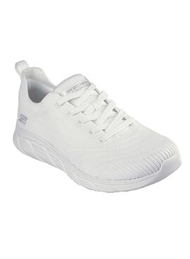 Sneaker Skechers BOBS Sport B Flex Lo weiß für Damen