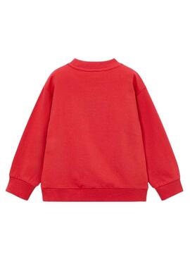 Rote Mayoral-Astronauten-Sweatshirt für Jungen.