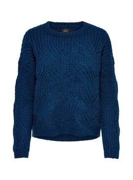 Pullover Only Havanna Blau Damen