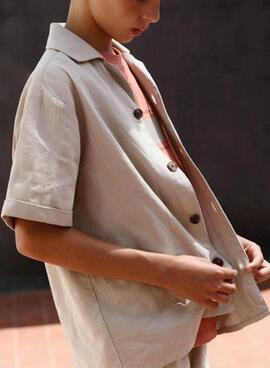 Beigefarbene Mayoral Hemd für Jungen.