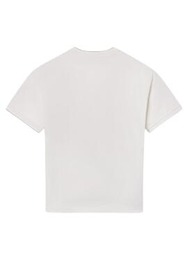 T-Shirt Mayoral weiß mit Tasche für Jungen