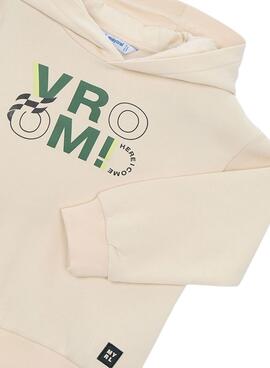 Kapuzenpullover Mayoral in Beige für Jungen.