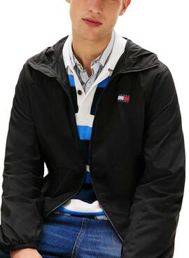 Tommy Jeans Outdoor Shell Schwarzjacke für Herren