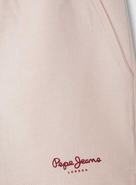 Kurze Pepe Jeans Gab rosa für Mädchen