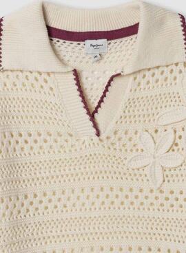 Pullover Pepe Jeans Faith weiß für Frauen