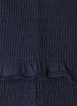 T-Shirt Pepe Jeans Georgina in Marineblau für Mädchen.