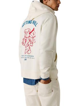 Sweatshirt Pepe Jeans Gideon weiß für Herren