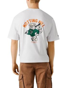 T-shirt Pepe Jeans Gideon weiß für Herren