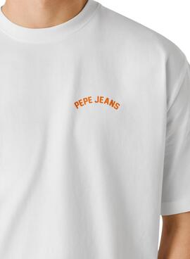 T-shirt Pepe Jeans Gideon weiß für Herren