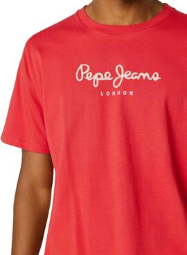 T-Shirt Pepe Jeans Eggo rot für Herren