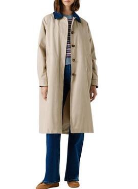 Trenchcoat Pepe Jeans Fionna beige für Damen
