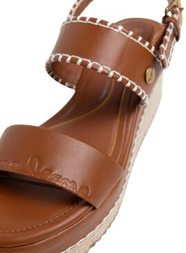 Sandalen Pepe Jeans Billie braun für Damen