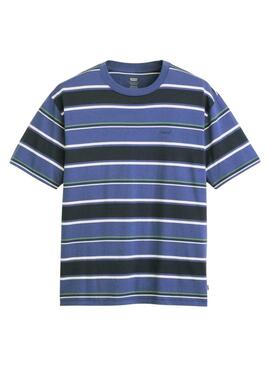 T-Shirt Levis Red Tab Vintage Blue Stripe für Herren