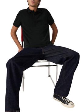 Polo Levis Original schwarz für Herren.