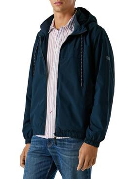 Windbreaker Jacke Pepe Jeans Sebulon in Marineblau für Herren
