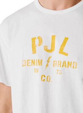 T-Shirt Pepe Jeans Gunner weiß für Herren