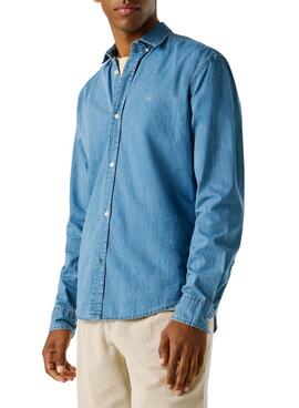 Jeanshemd Pepe Jeans Classic Slim blau für Herren.