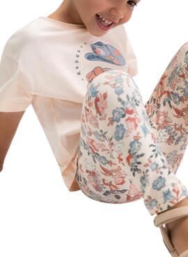 Ensemble Mayoral rose avec dessin de bonnets pour fille.