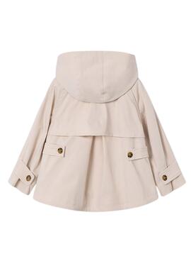 Windbreaker Mayoral Beige mit Reißverschluss für Mädchen
