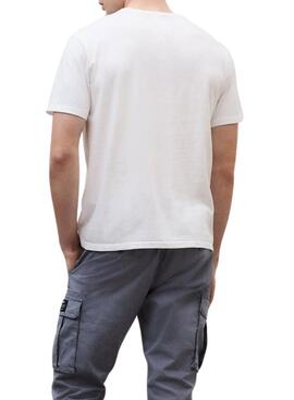 T-shirt Ecoalf Min weiß für Herren