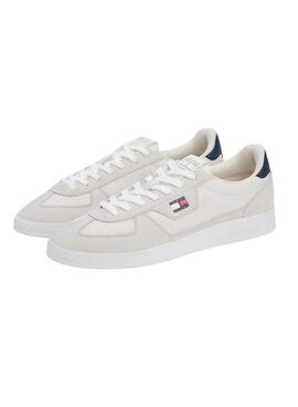 Turnschuhe Tommy Jeans Greenwich mit gemischter Struktur in Grau für Herren