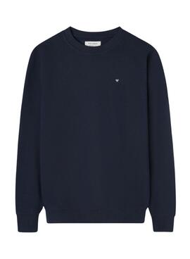 Pullover Silbon Club Saint Tropez marineblau für Herren.