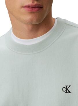 Sweatshirt Calvin Klein Jeans türkis für Herren