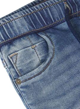 Hose Name It in mittelblau für Jungen