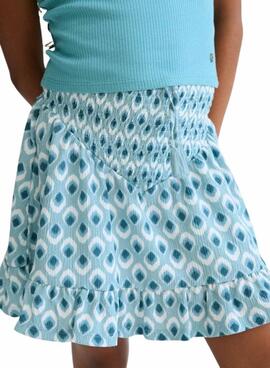 Mayoral bedruckter blauer Rock für Mädchen