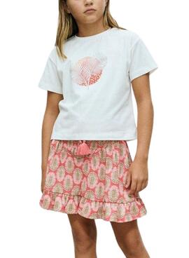 Bedruckter Korallrock von Mayoral für Mädchen