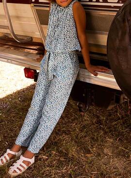 Mayoral gemusterte blaue Hose für Mädchen