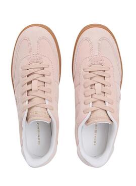 Sneaker Tommy Jeans Heritage Monogram rosa für Damen