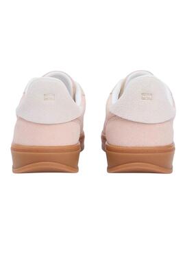 Sneaker Tommy Jeans Heritage Monogram rosa für Damen